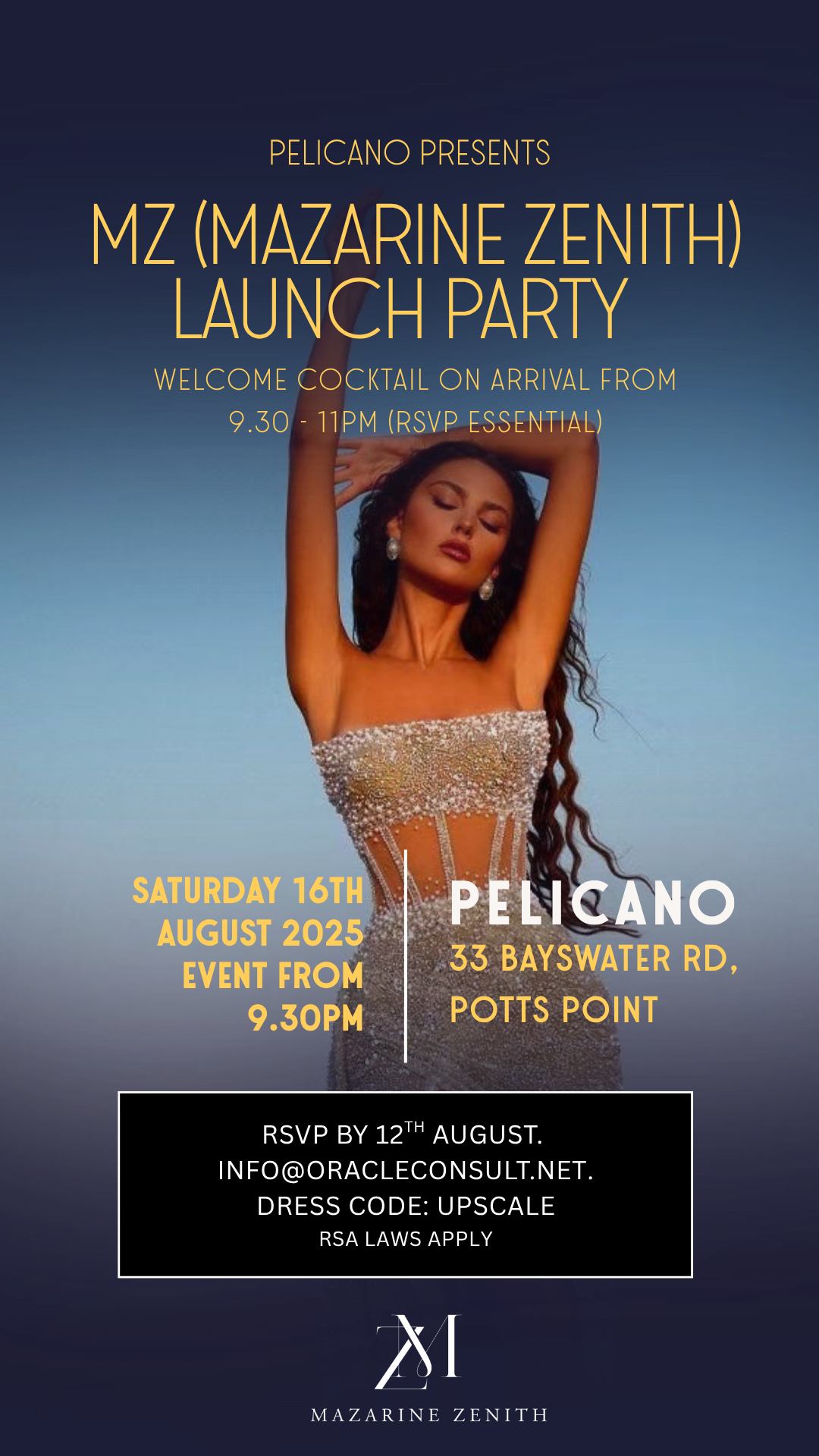 Fashion Launch Party Poster